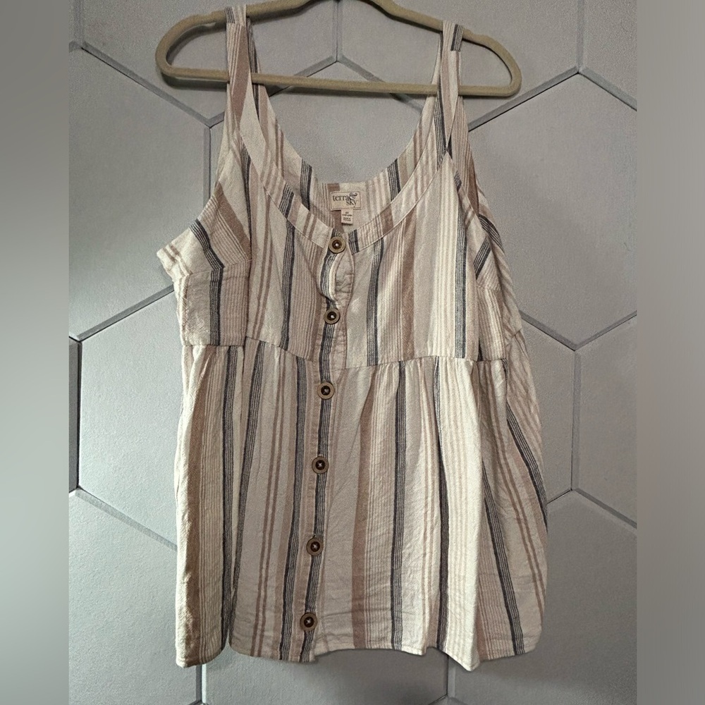 Stripe Tank Top style shirt